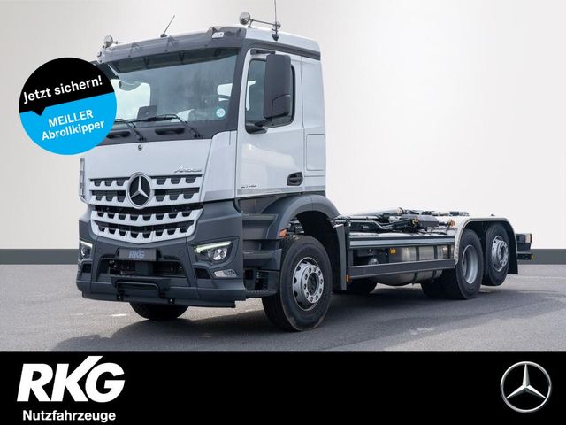 Mercedes-Benz AROCS 2548 L 6x2 MEILLER Abrollkipper Navi Kam.