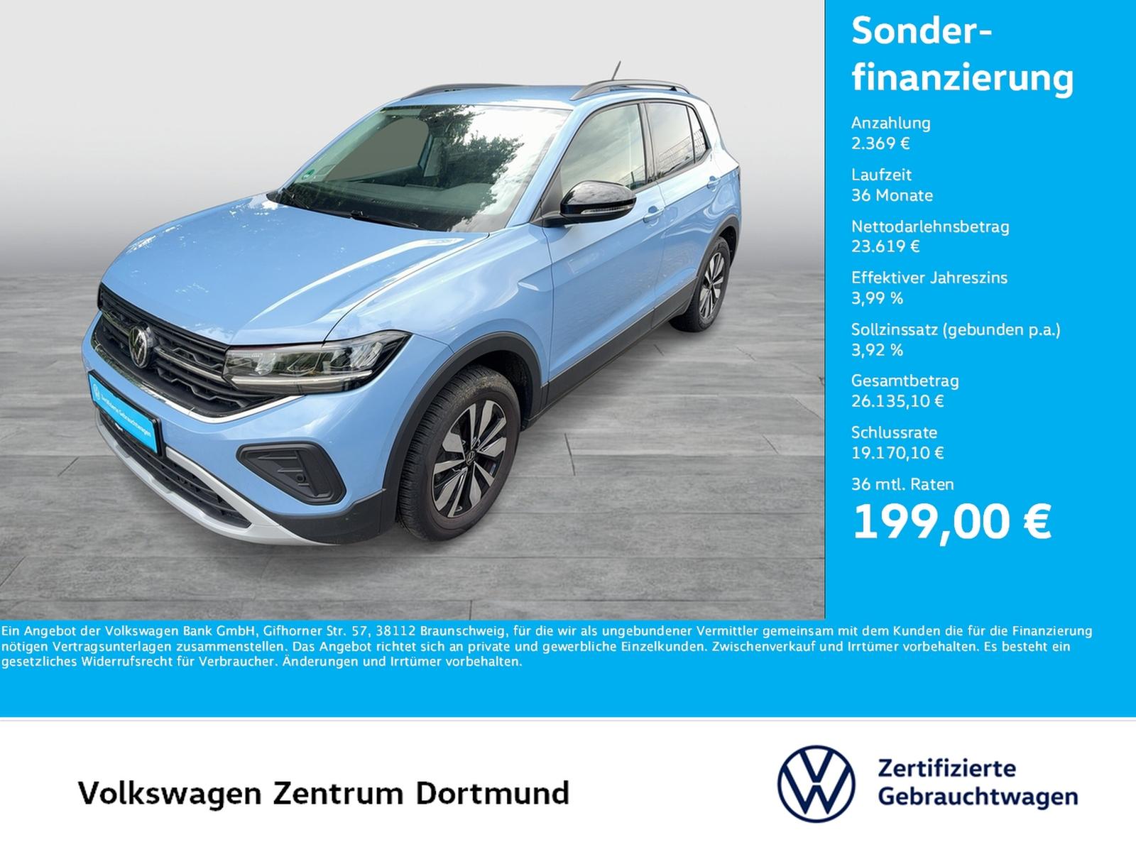 Volkswagen T-Cross 1.5 GOAL AHK ACC CARPLAY ALU SITZHEIZUNG