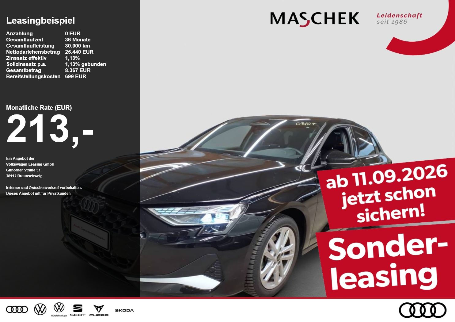 Audi A3 Sportback 35 TFSI Naviplus R-Cam VCplus LED S