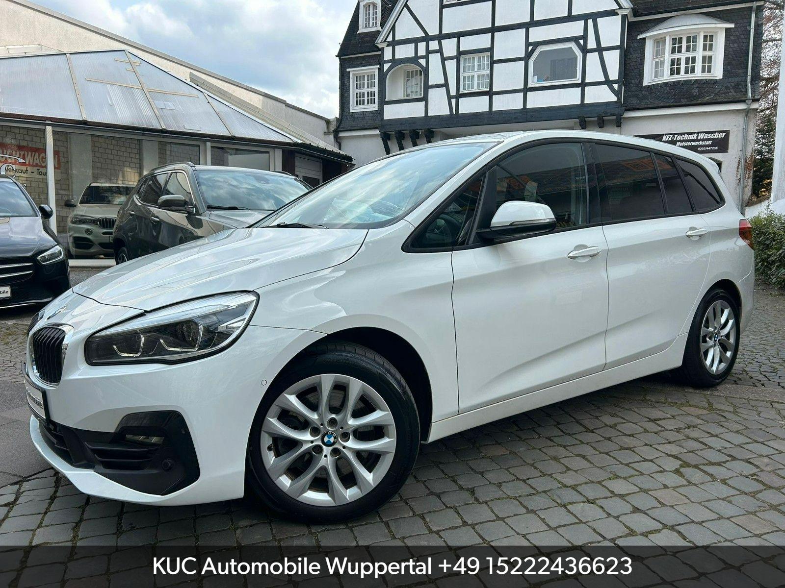 BMW 218d Gran Tourer Advantage LED/Navi/AHK/1.Hand