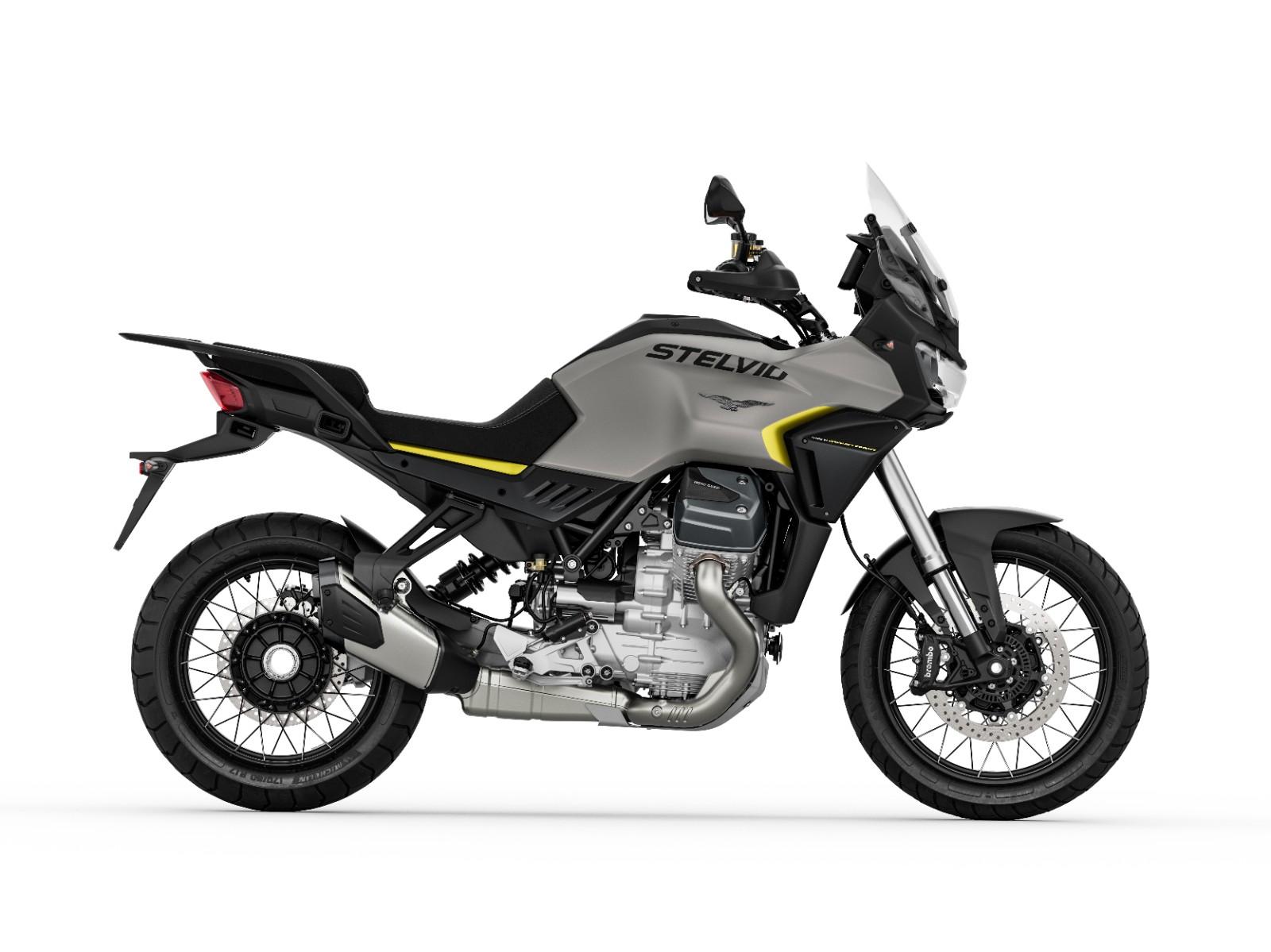 Moto Guzzi Stelvio PPF 2026 grey climbing, auf Lager!