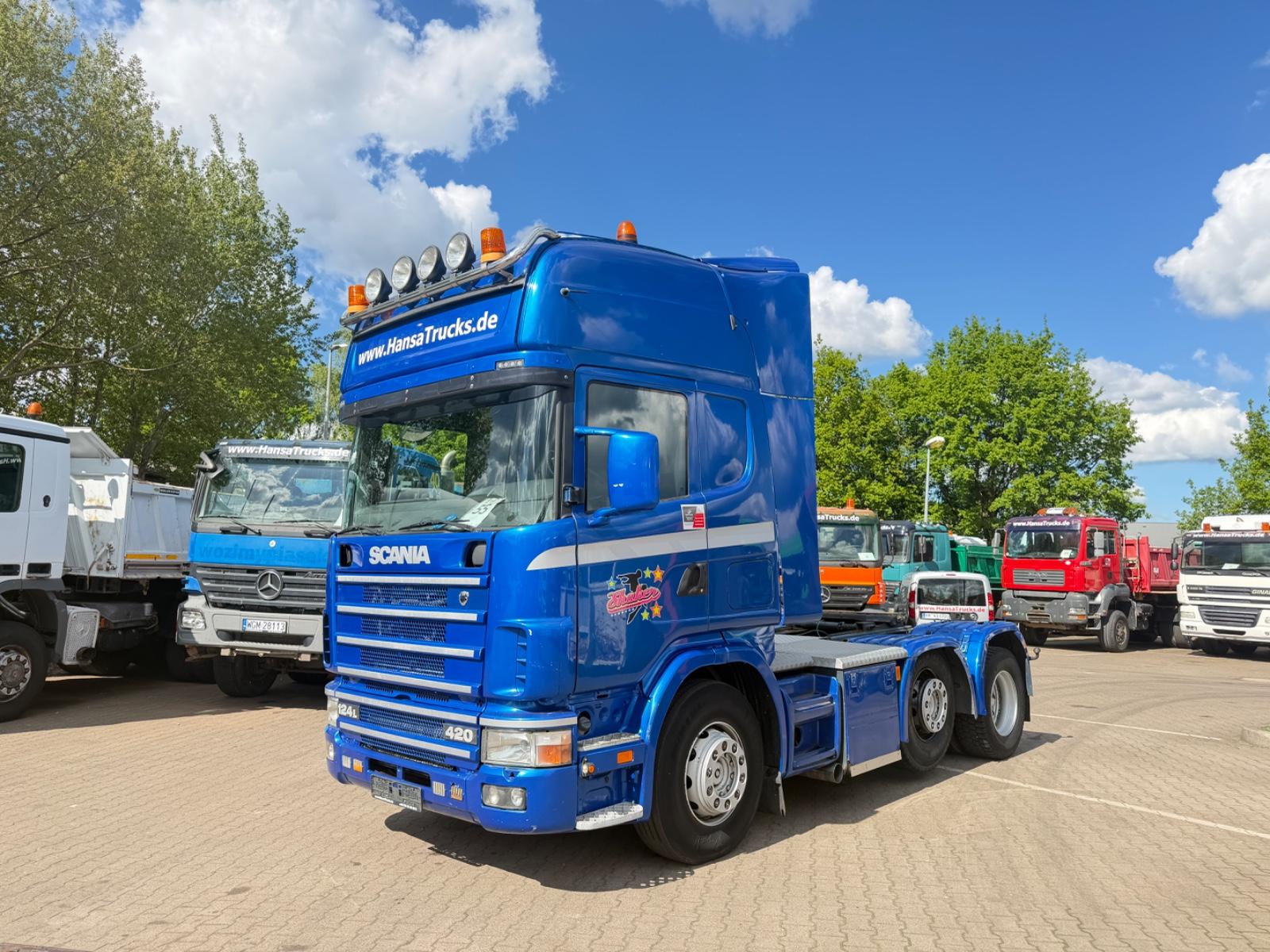 Scania R124-420/6x2+Liftachse/Klima/3x3 Schaltung/400