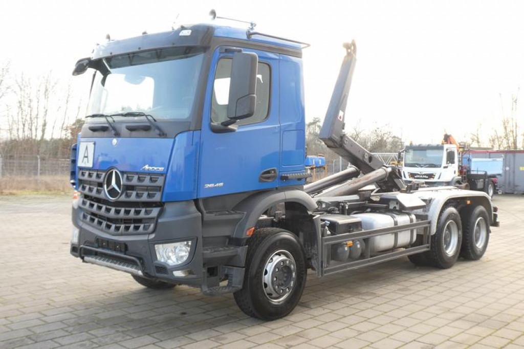 Mercedes-Benz Arocs 2645 K 6x4 Abrollkipper Meiller deutsch to
