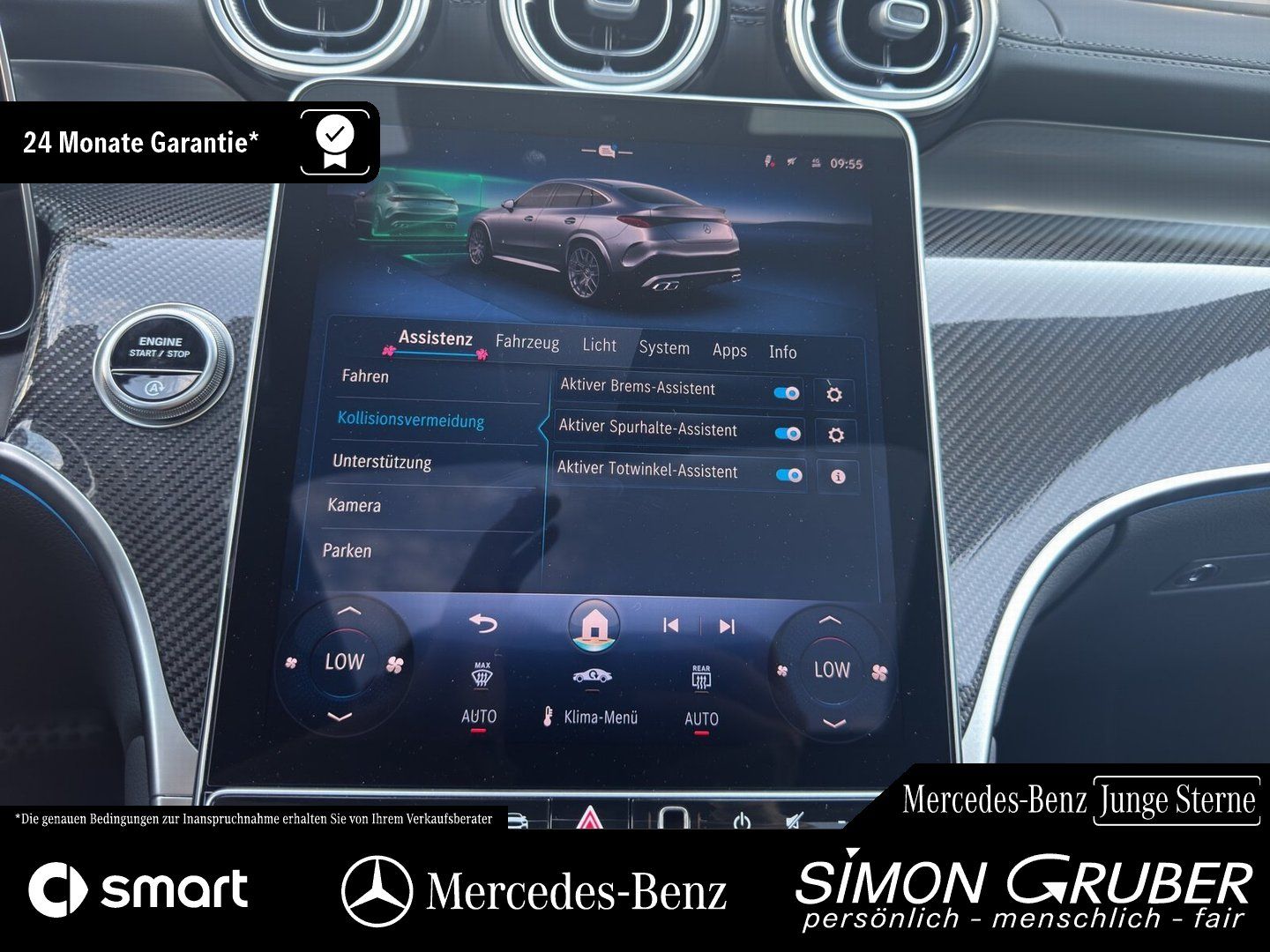 Fahrzeugabbildung Mercedes-Benz GLC 43 4M Coupé AMG Standhzg HUD Nappa Burm AHK