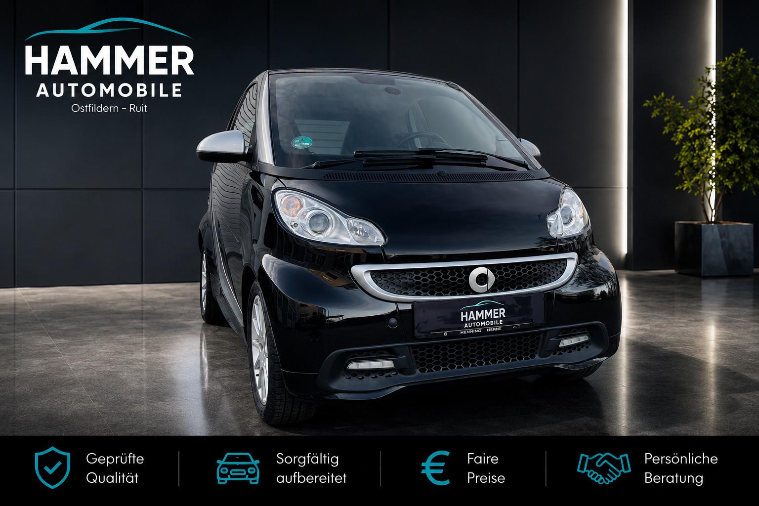 Smart ForTwo Coupe 62 kW Klima Servo Pano Serv.Heft