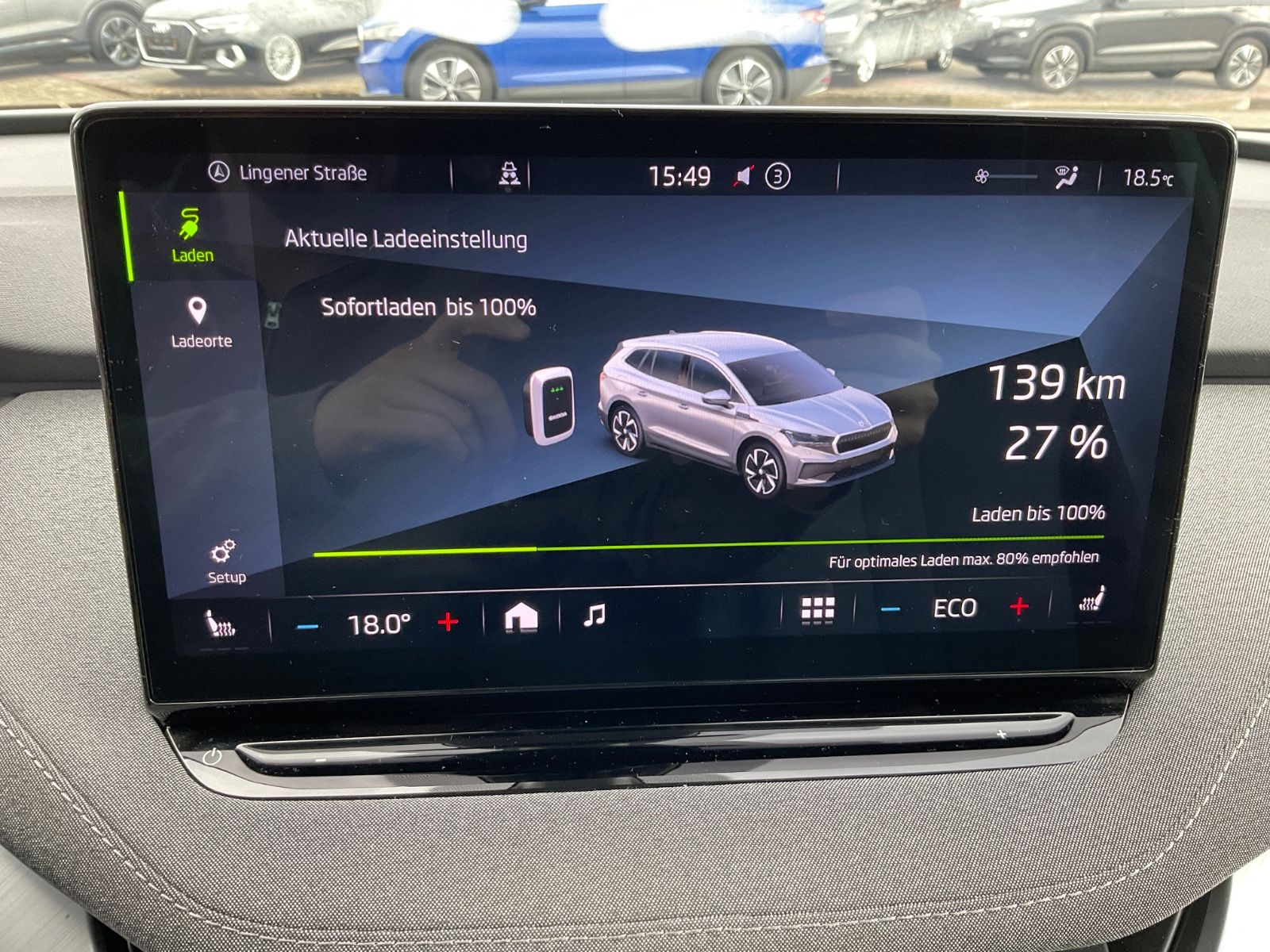 Fahrzeugabbildung SKODA Enyaq 80,Kamera,Keylessgo,Sitzheizung,Navi