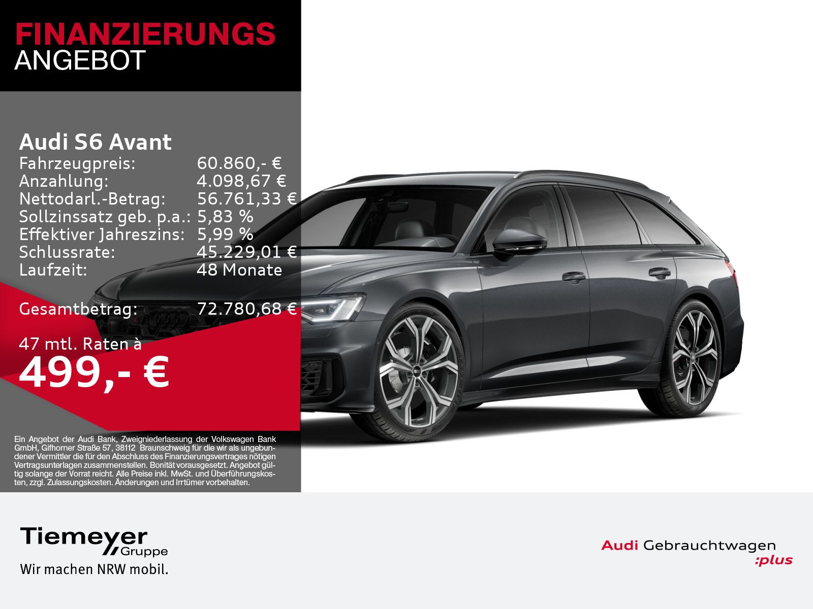 AUDI S6 Avant TDI Q MATRIX BuO VIRTUAL+ OPS+ LM21