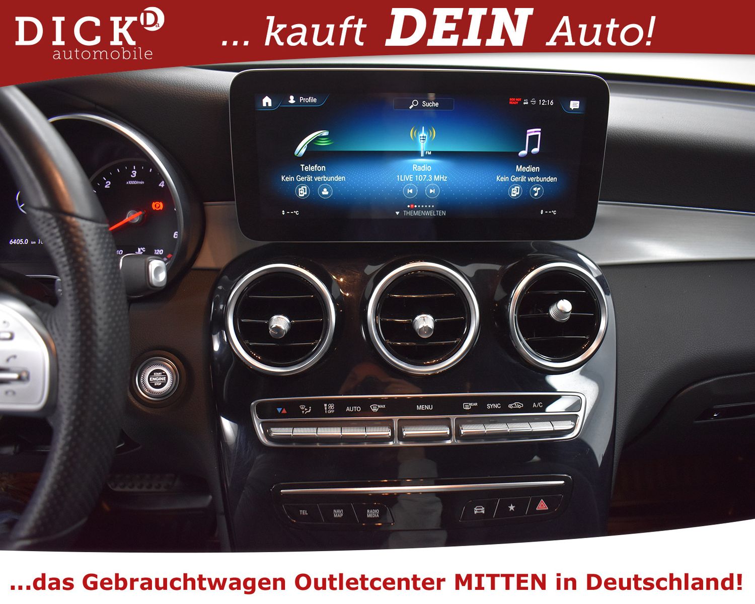 MERCEDES-BENZ GLC220d 4M AMG Line MULTIBEAM+KAM+ALCANTARA+KEY+ - Image 16