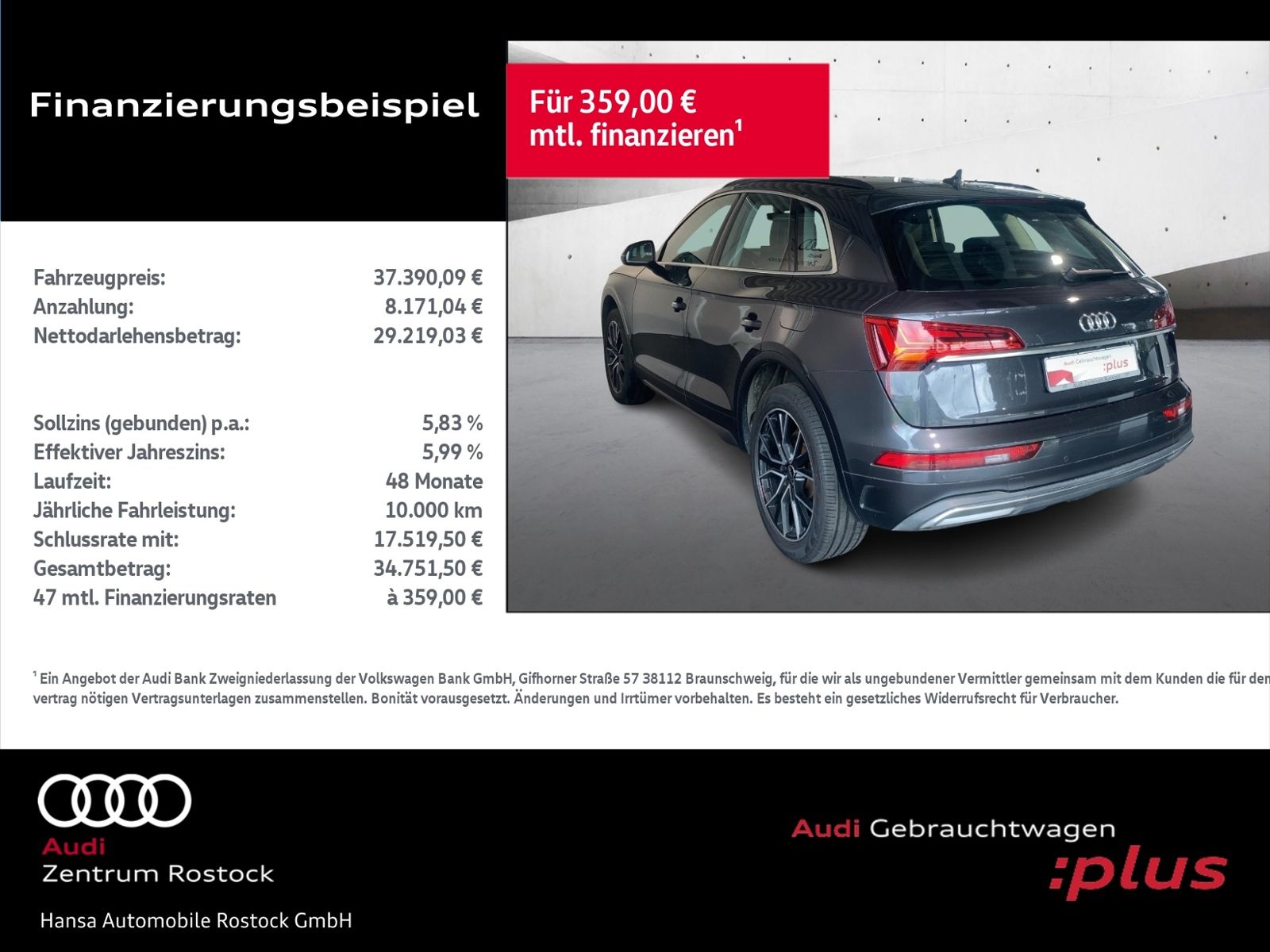 Audi Q5 50 TFSI e Quattro+Navi+Matrix+Ahk+Virt Cock+K imagem 3