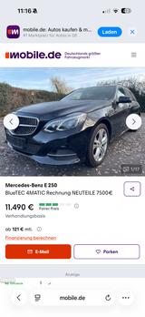 Mercedes-Benz E 250 BlueTEC 4MATIC T AVANTGARDE Autom. AVA...
