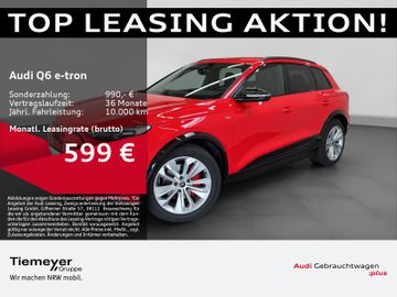 Audi Leasingangebot: Audi Q6 e-tron Q 2x S LINE LEDER LM21 LUFT BuO