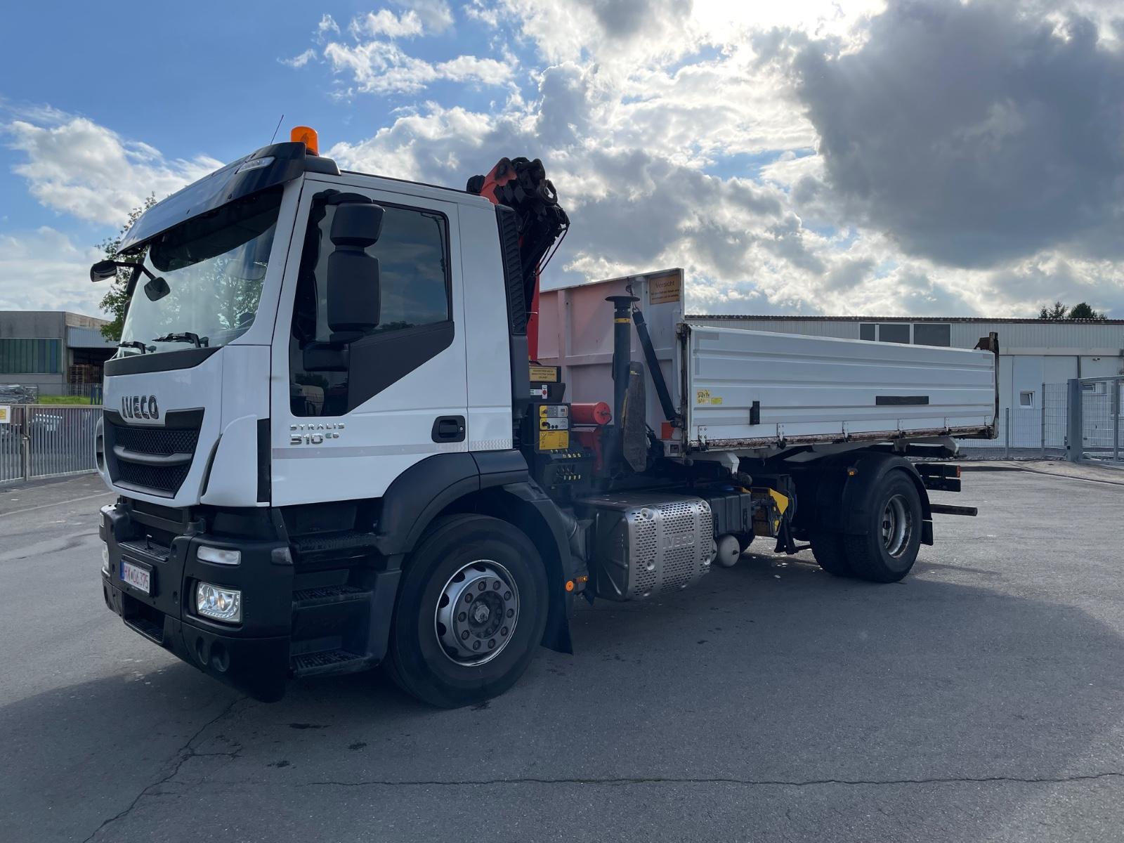 Iveco Stralis 190s31 310 Kran Palfinger PK13001 K