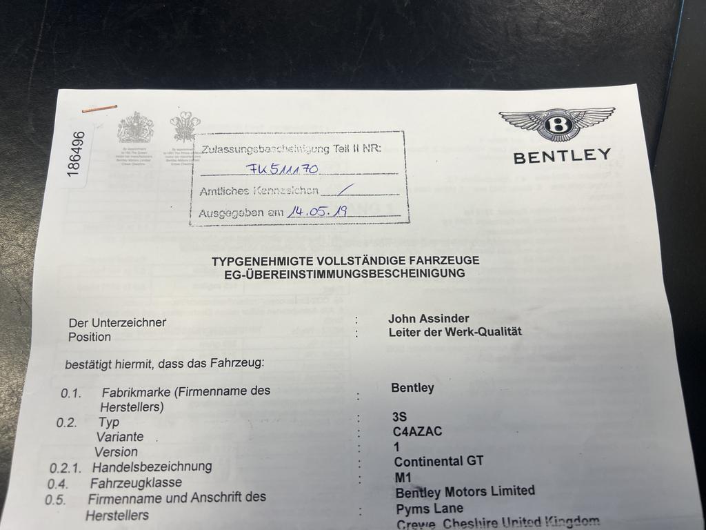 Bentley Continental GTC