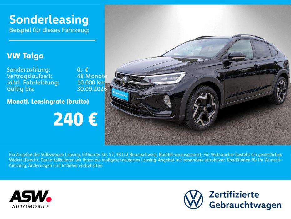 Volkswagen Taigo R-Line 1.5TSI DSG LED Navi RFK ACC SHZ AHK