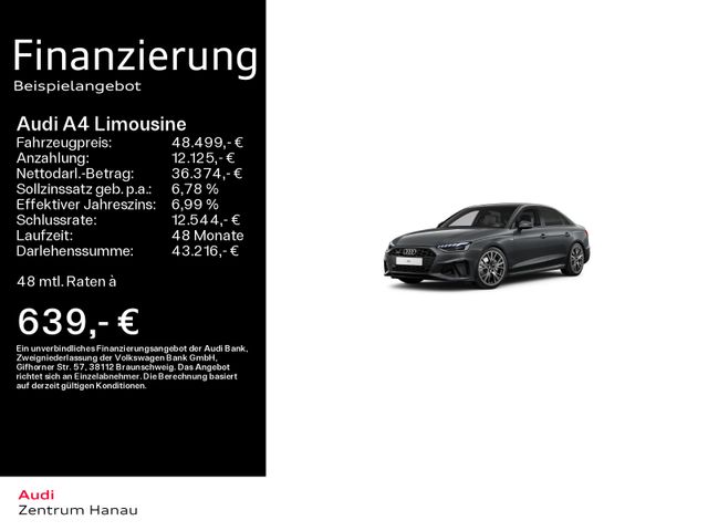 Audi A4 Limousine 40 TDI quattro S-LINE*MATRIX*B&O*OP