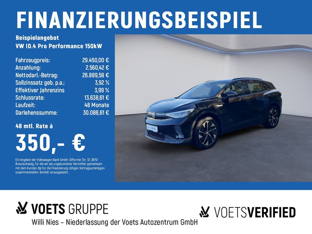 ID.4 Pro Performance 150kW SHZ+LED+App-Connect