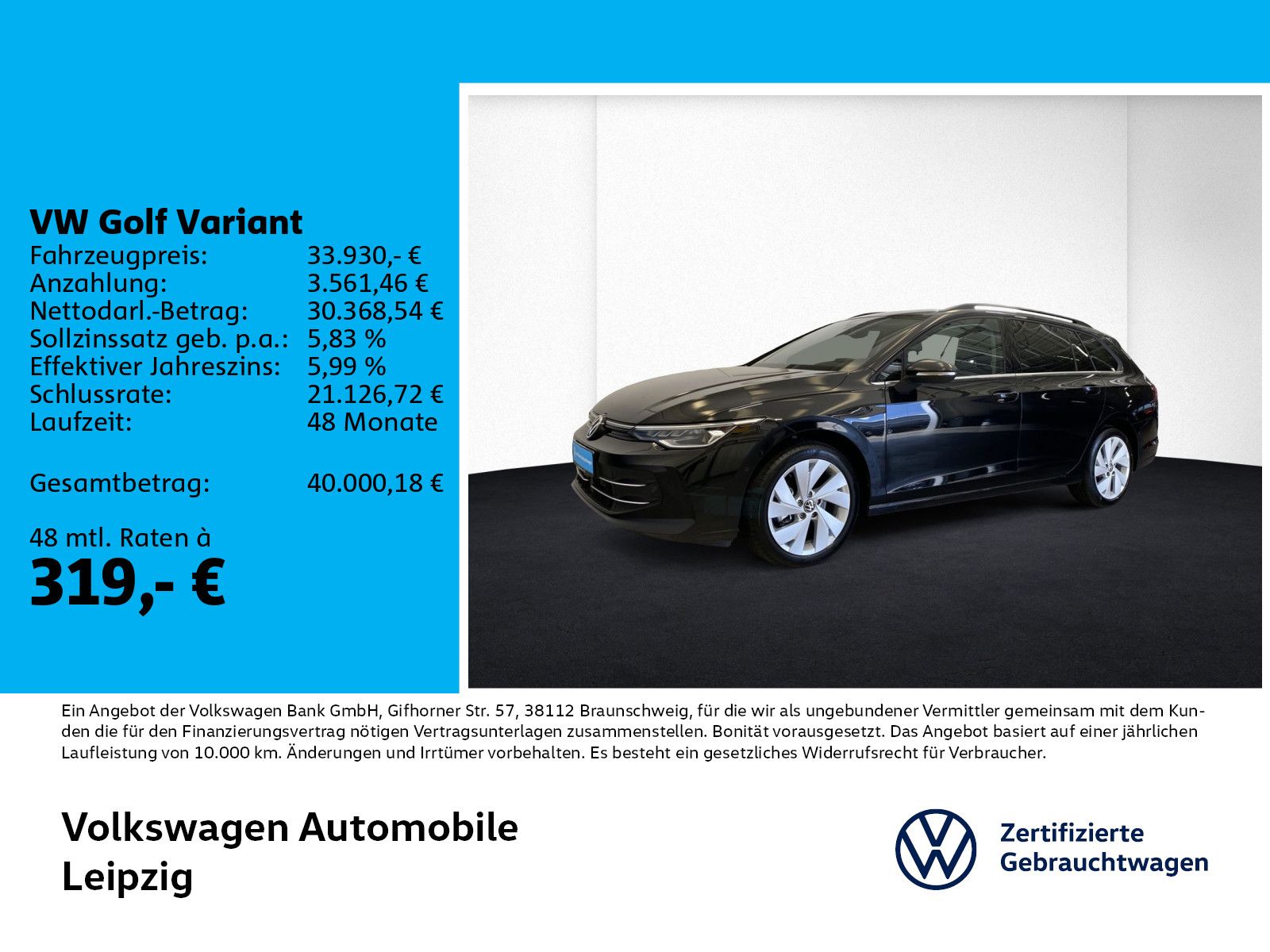 Volkswagen Golf VIII Variant 1.5 eTSI Style HuD RFK ACC DSG foto 1