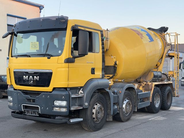 MAN TGS 32.360*TÜV*Klima*Stetter*8x4*9000ltr*Schalt*