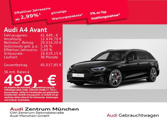 Audi A4 Avant 40 TFSI qu. S tronic S line StdHzg/Virt