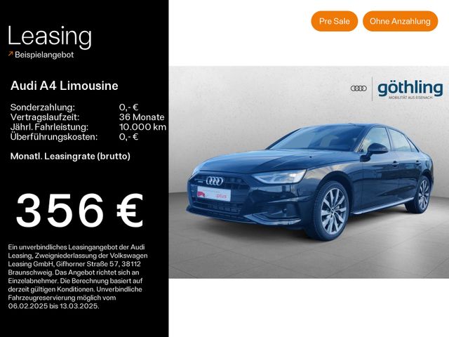 Audi A4 Limousine 40 TFSI quattro*LED*Navi+*Kam*Optik