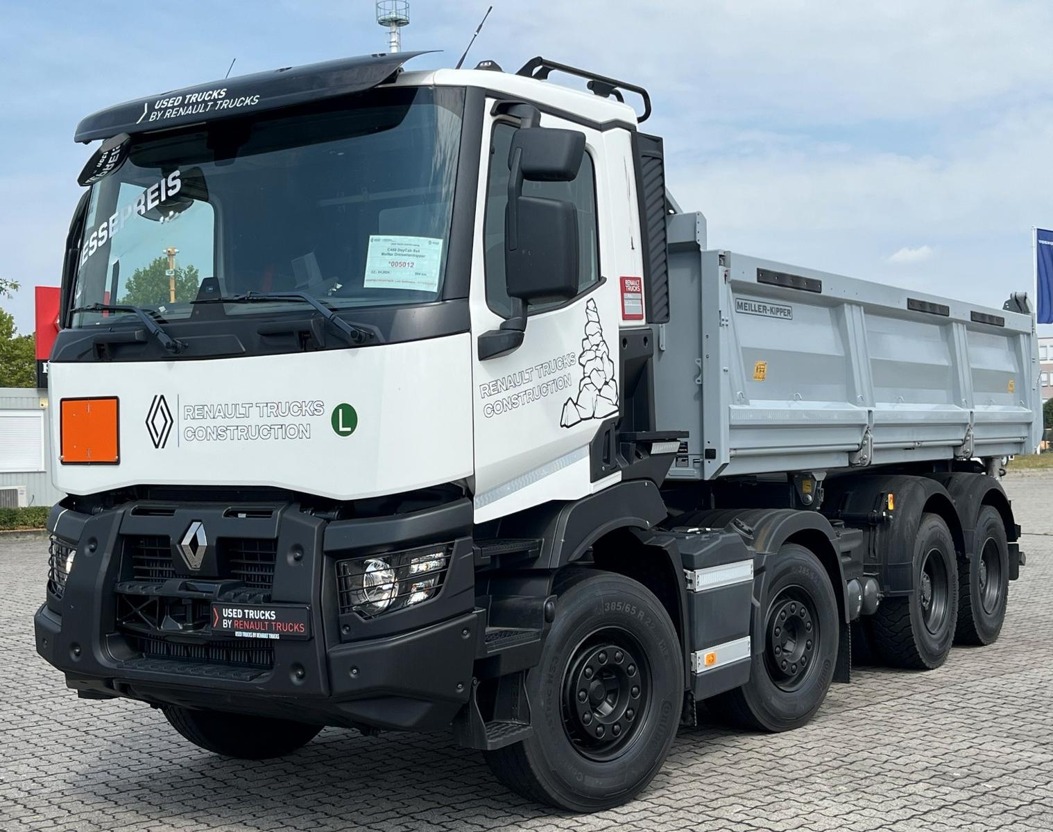 Renault C480 DayCab 8x4 Optibrake+ Meiller DSK Bordmatik