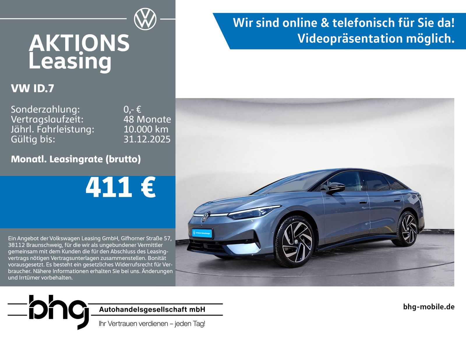 Volkswagen ID.7 Pro Navi Klima Kamera