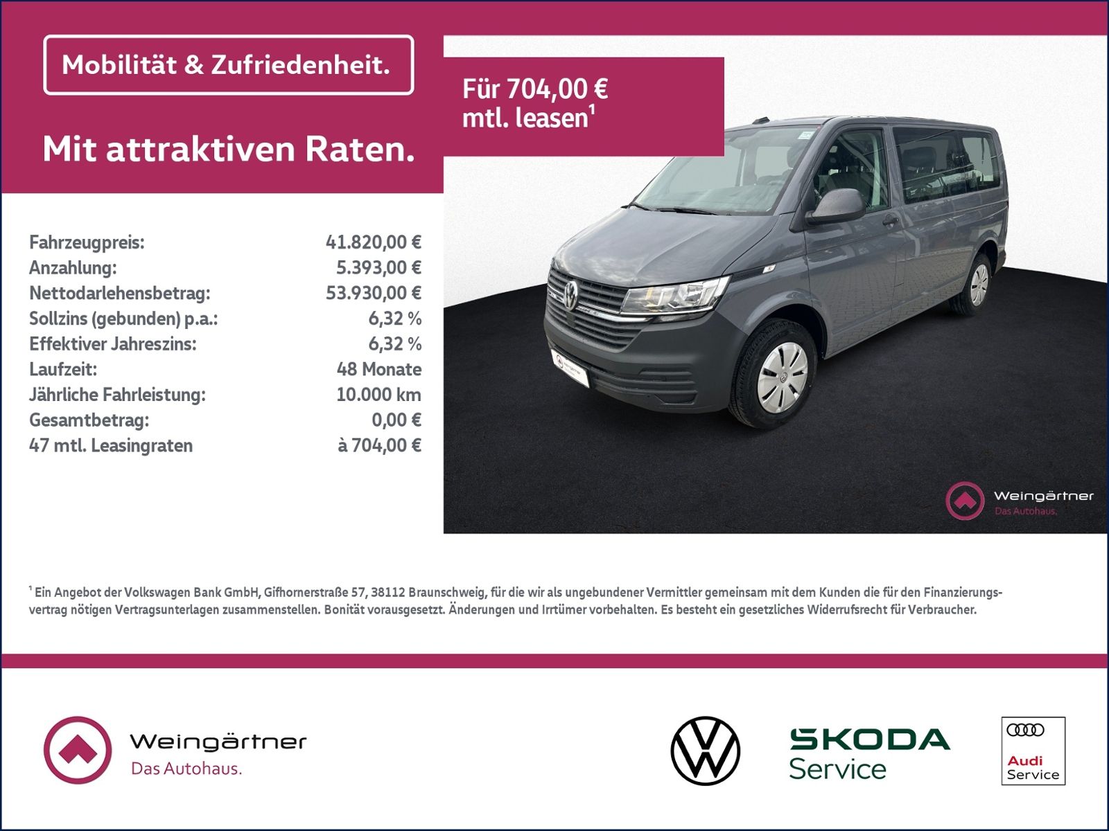 T6.1 Kombi KR 2.0 TDI, Klima, SHZ, PDC, GRA DSG