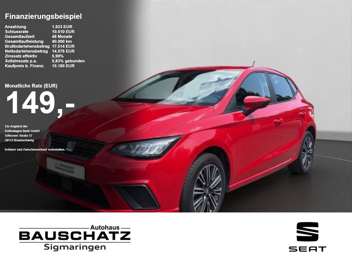 Seat Ibiza 1.0 TSI Style *LED*KESSY*VIRTUAL*PRIVICY*