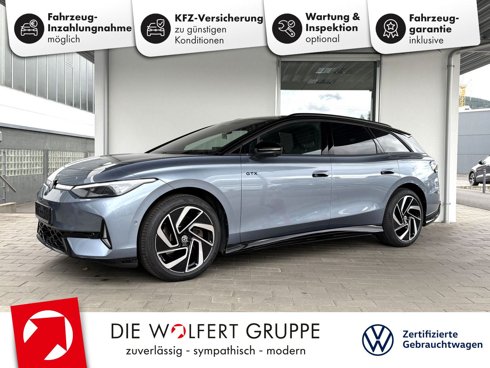 Volkswagen ID.7 Tourer GTX 4M 360° AHK DCC NAVI CARPLAY foto 1