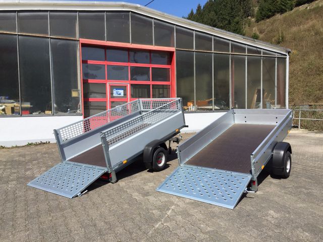 Stema Rex 25 - kompakter Kippanhänger mit Auffahrrampe