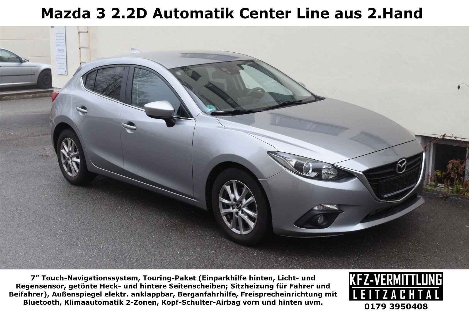 Mazda 3 Lim. 2.2D~Center-Line~Automatik~Navi~SH~2.Hd