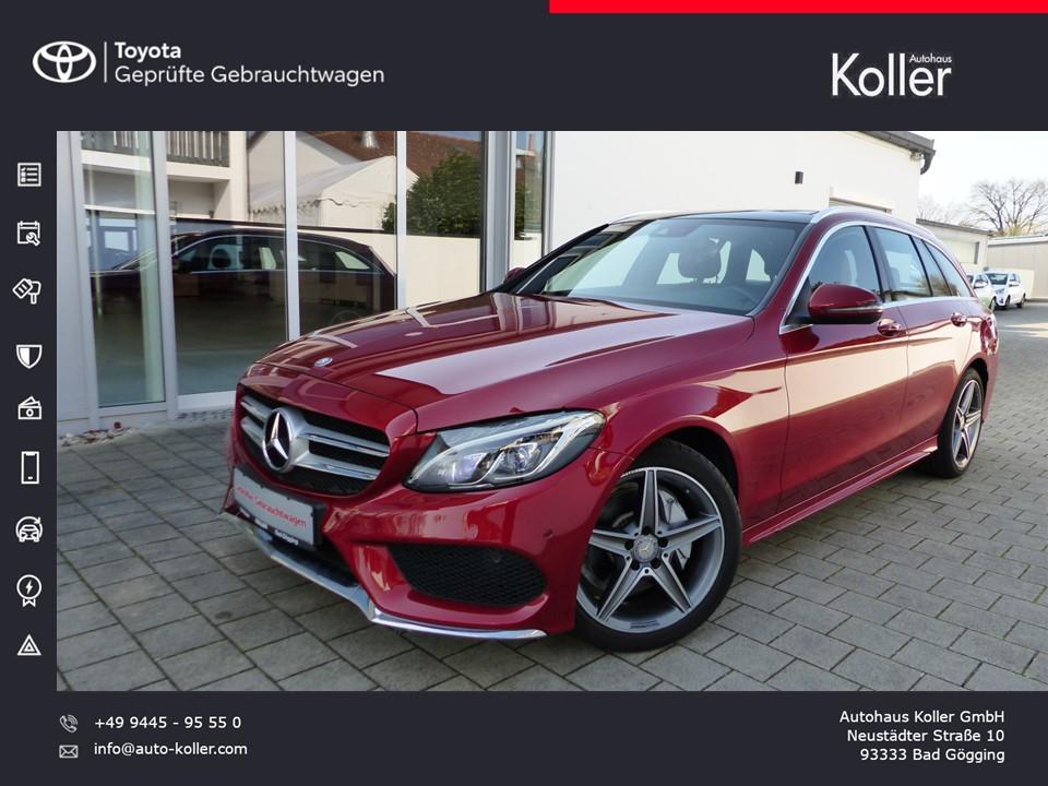 Mercedes-Benz C200 T CGI AMG-Line Leder LED Designo Pano