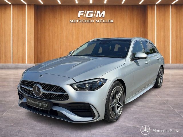 MERCEDES-BENZ C 300 d T AMG/Pano/Distr/360/HUD/AHK/Mem/Sitzkli