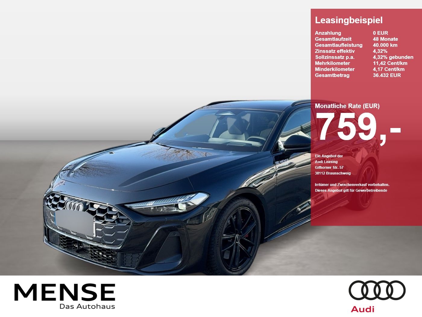 Audi A5 Avant e-hybrid quattro 270 kW S tronic Matrix