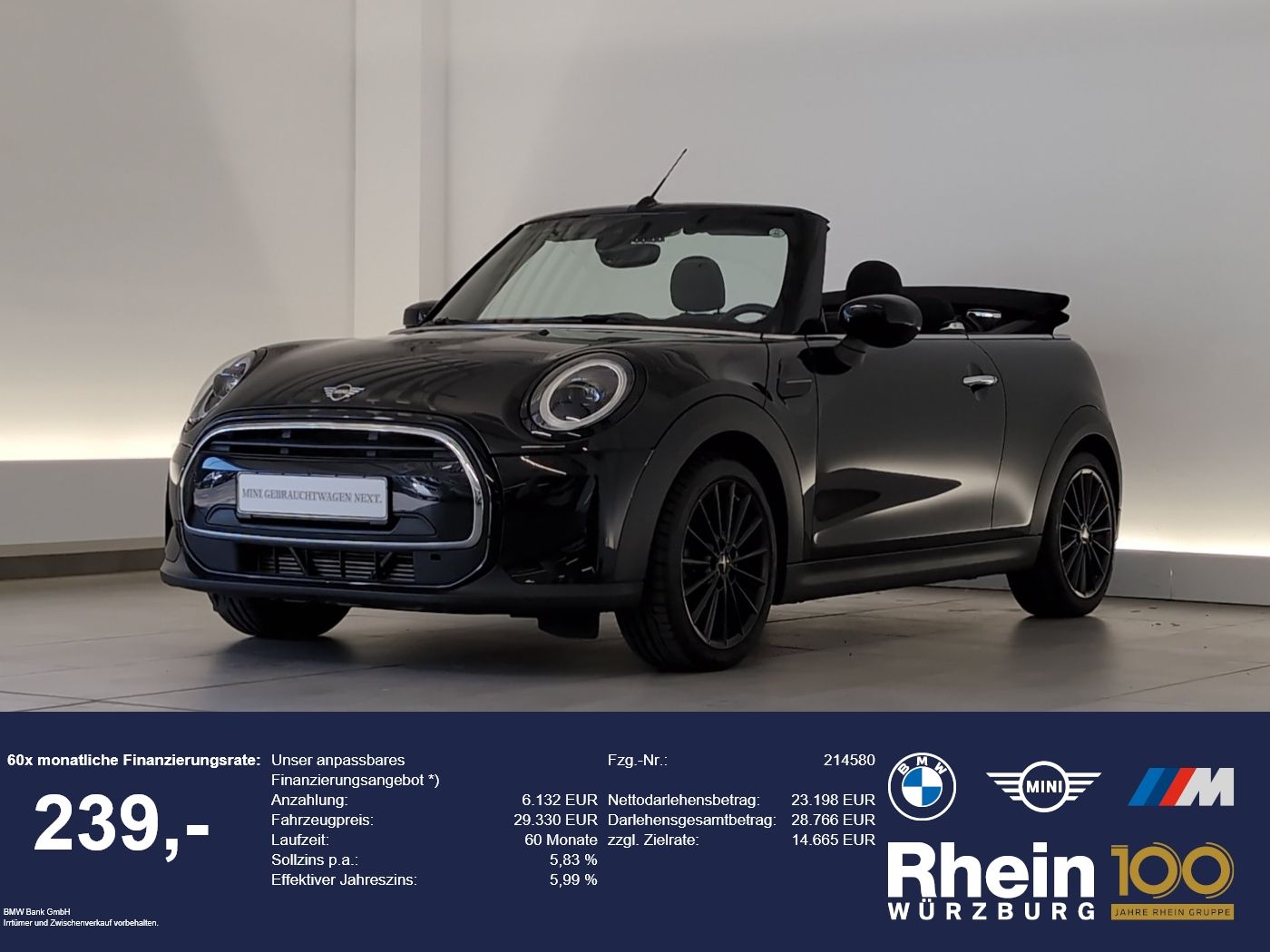 MINI Cooper Cabrio LED/SHZ/PDC/DAB LED/SHZ/PDC/DAB