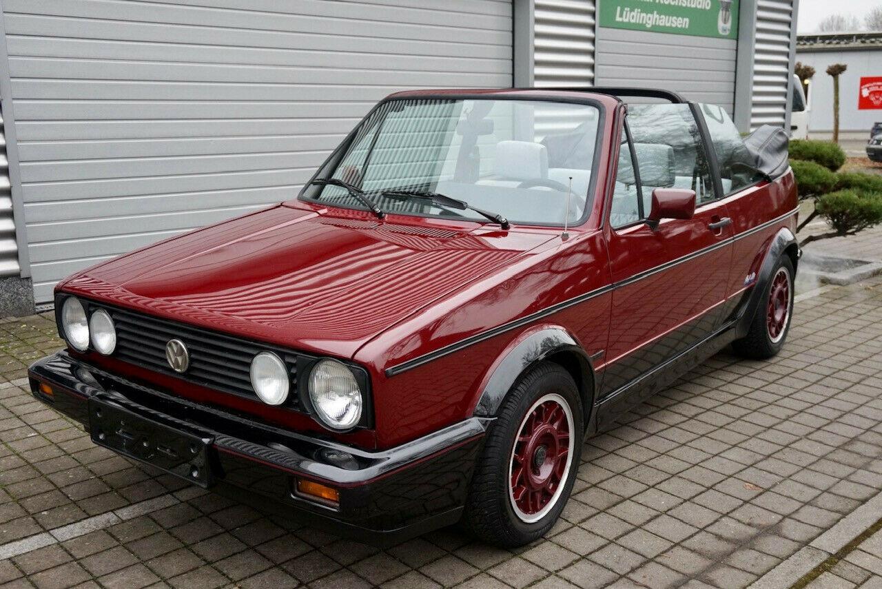Volkswagen Golf I Cabrio Bel Air 1  Rot sehr selten