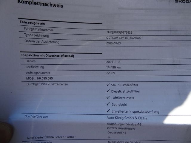 Fahrzeugabbildung Skoda Octavia Combi Style/DSG/AHK/KAM/SitzH/1.Hd/