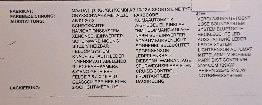 Mazda 6 2013 — photo 15