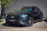 Audi Q8 50 TDI S LINE.PANO.MASSAGE.LUFT.B&O.ACC.22" - mit Diesel-Antrieb: Schwarz, Luftfederung