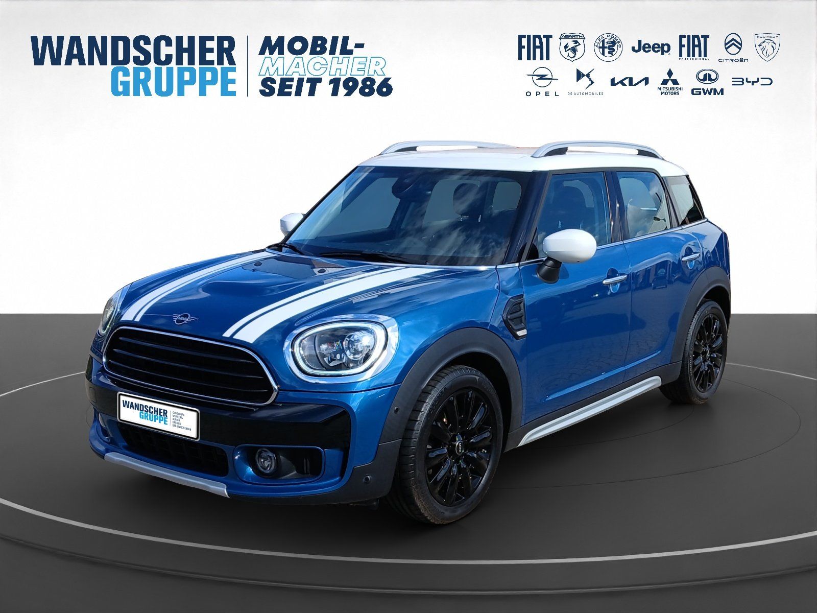 MINI Countryman C (Cooper) 2019, 2.0D dīzelis, Automāts, SUV/Apvidus, Zils — Latvijā