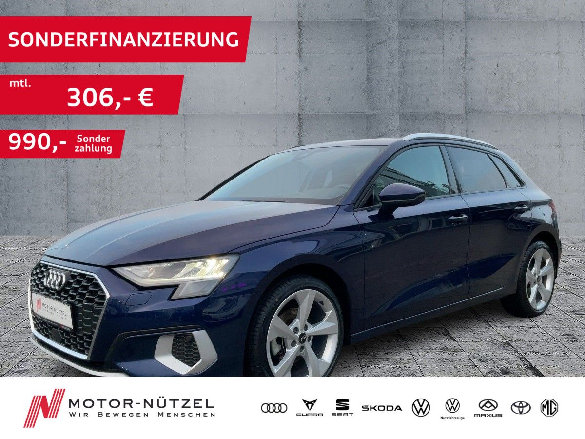 Audi A3 Sportback 30 TFSI ADVANCED NAV+PDC+GRA+SHZ+18