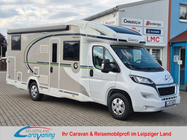 Neuseenland Caravaning Fahrzeugverkauf CHAUSSON 724 Etape Line *5 Sitzplätze*Solar*Fahrradträger