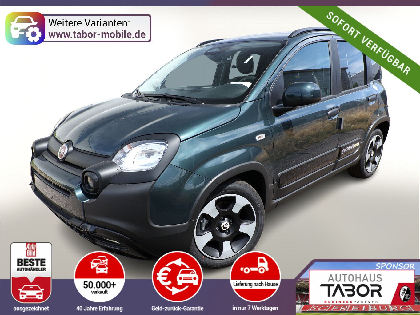 Fiat Panda Cross 5S PDC CarP/AndroidA PrivG 15Z NSW