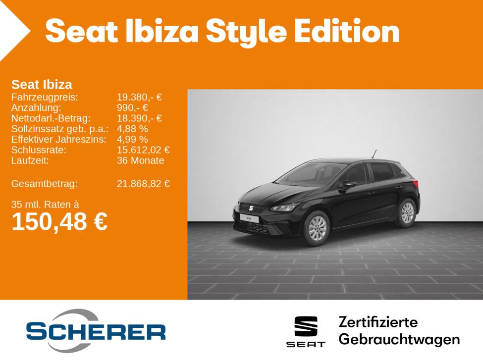 Seat Ibiza Style 1.0 TSI DSG CarPlay Rückfahrkamera