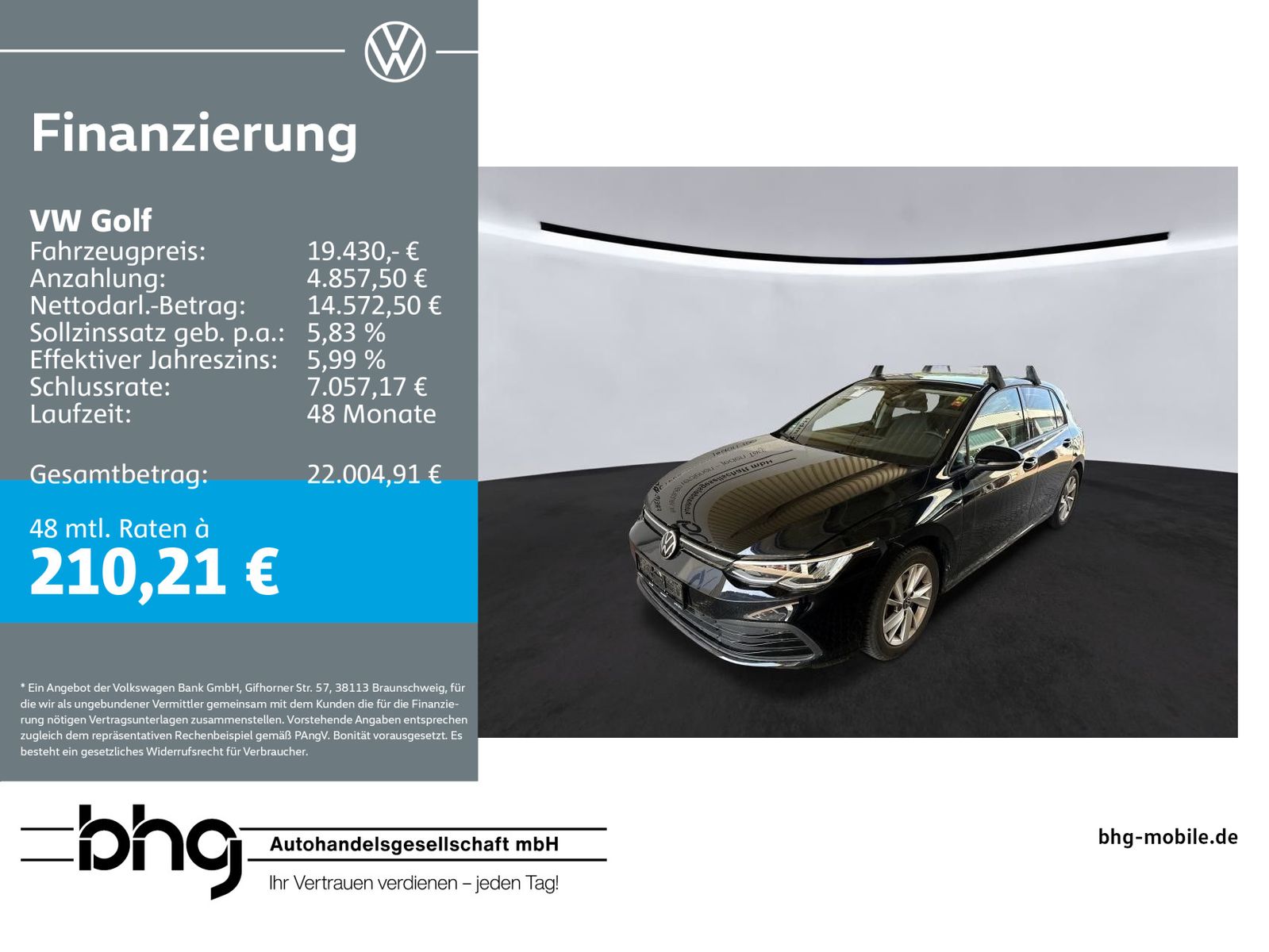 Volkswagen Golf Life 1,5 TSI OPF  6-Gang