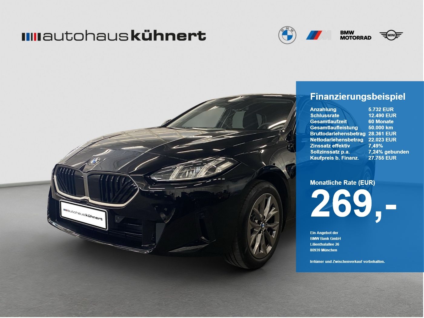 BMW 118d ParkAss. SpurAss AHK Navi RFK AUT PDC foto 1