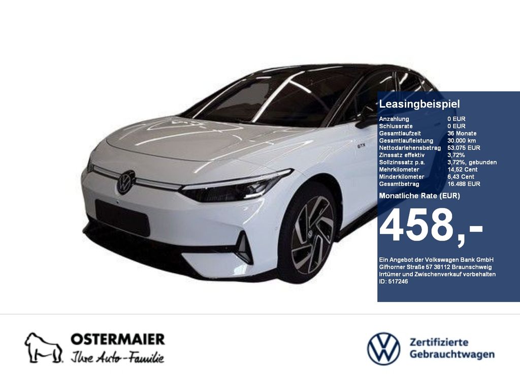 Volkswagen ID.7 GTX 340PS DSG 4M NP.80T ACC.5J-G.WÄRMEPUMPE