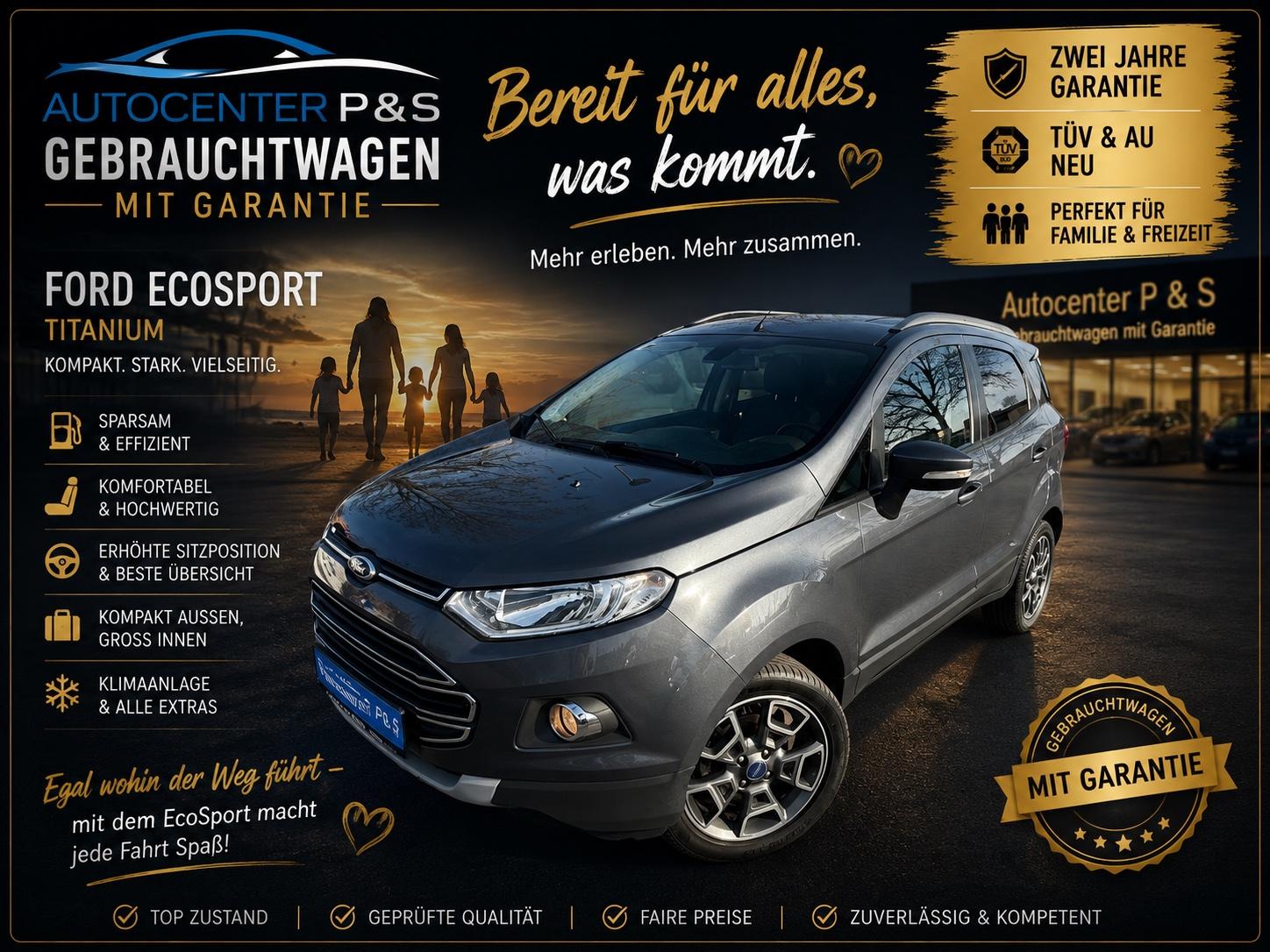 Ford EcoSport Titanium- Scheckheftgepflegt/Garantie!
