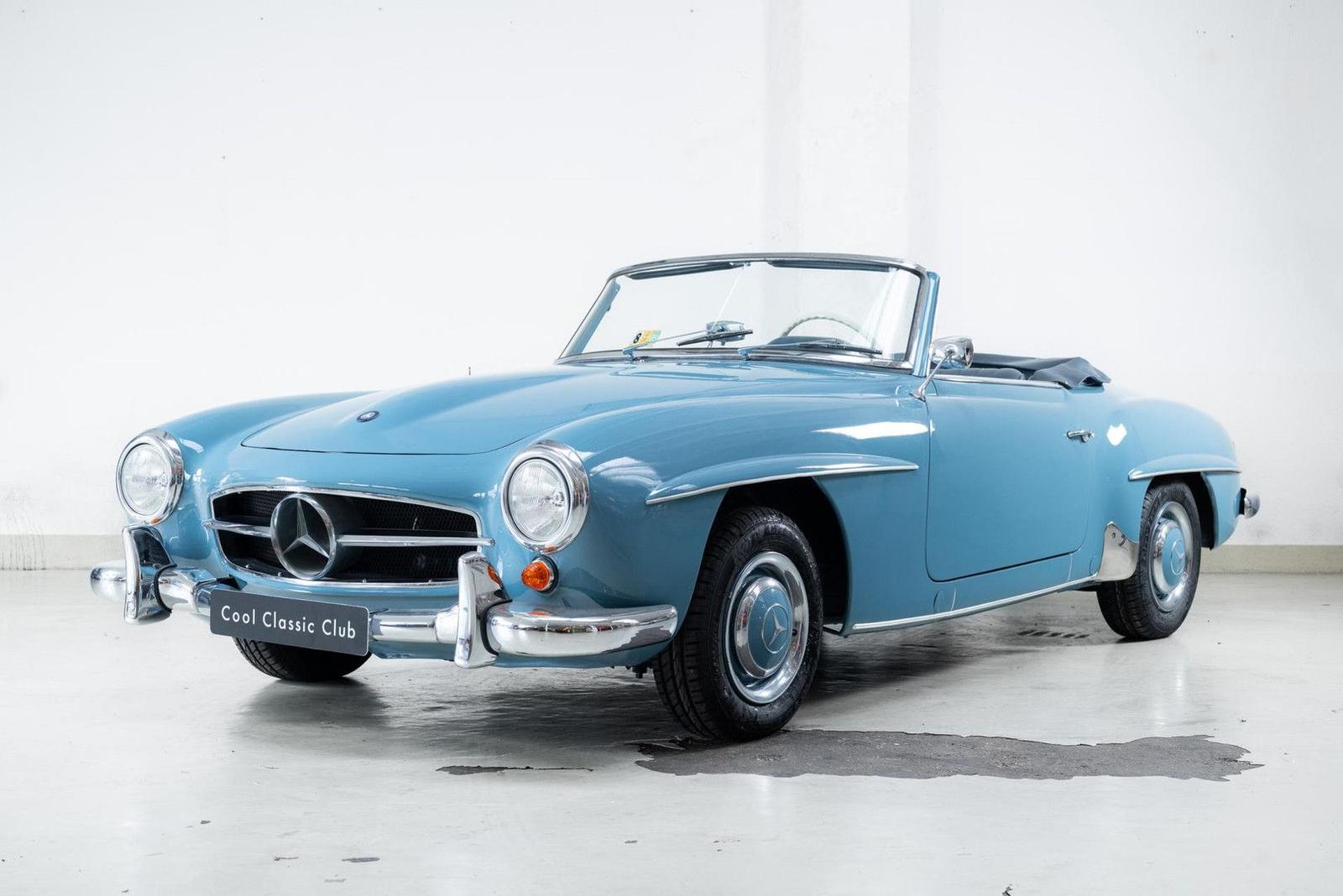 Mercedes-Benz SL-klasse Cabrio 190 - Original Hell Blau - Comp