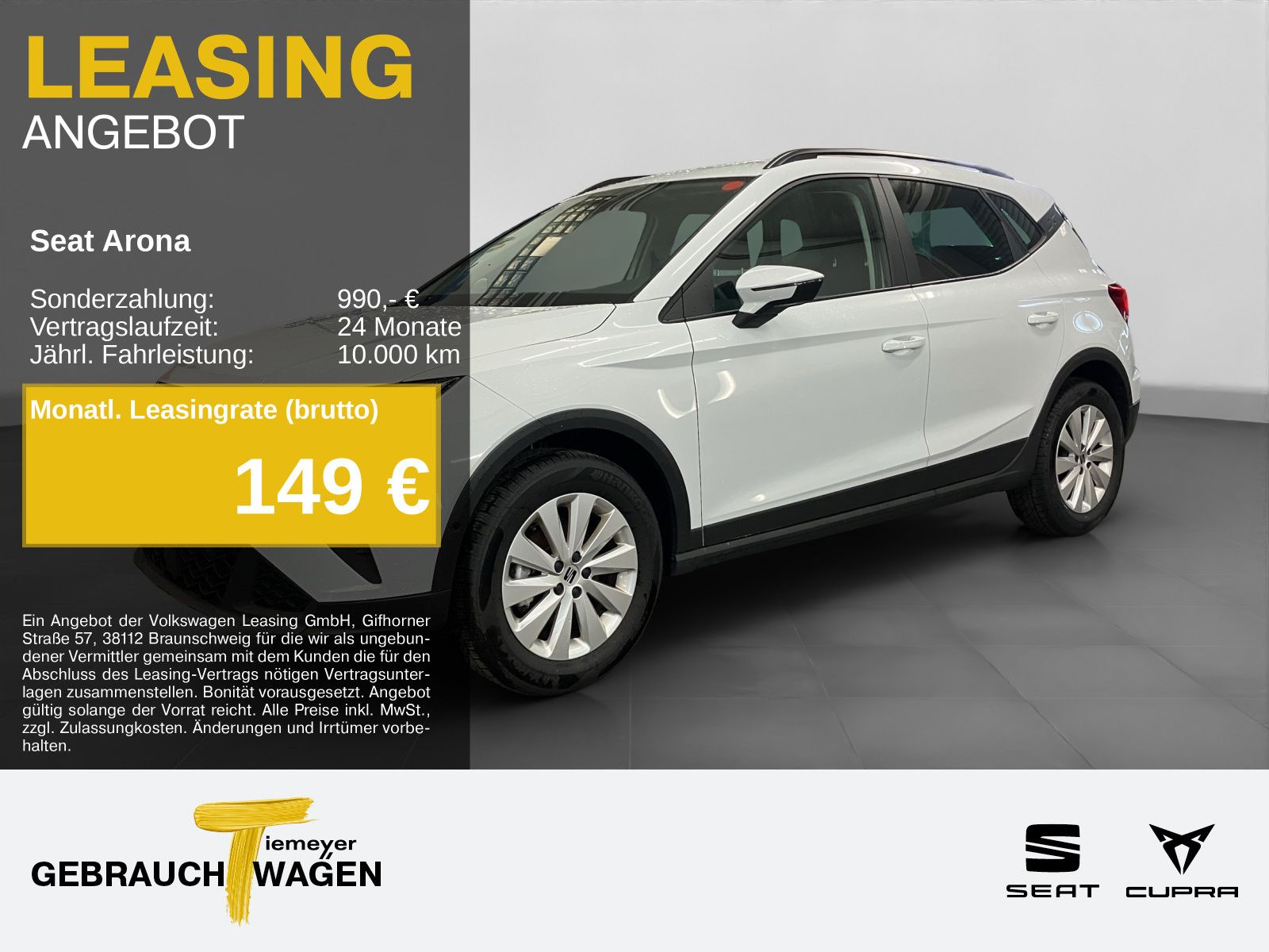 Seat Arona 1.0 TSI STYLE NAVI ACC GJR SITZHZ